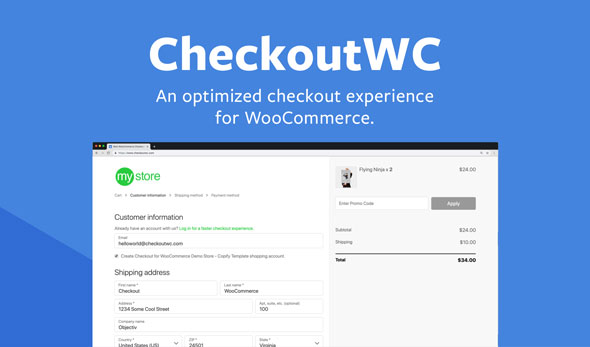 CheckoutWC v11.0.4 - Optimized Checkout Page for WooCommerce