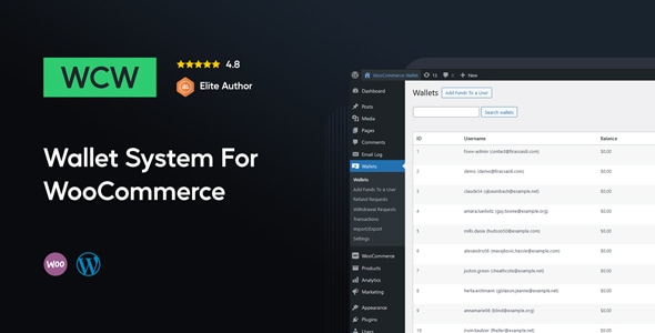 WooCommerce Wallet v4.0.0